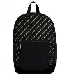 True Religion Black Monogram Large Backpack