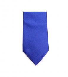 Blue Well Tailored Slim Silk Tie