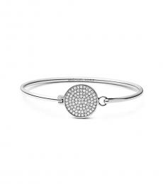 Michael Kors Silver Dazzling Disc Bangle Bracelet