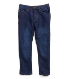 DKNY Little Boys Dark Indigo Mott Straight Leg Jeans