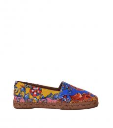 Dolce & Gabbana Multicolor Carretto Printed Espadrilles