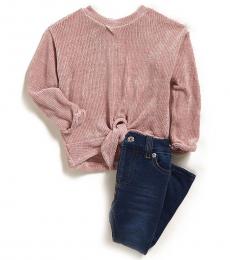 7 For All Mankind 2 Piece Sweater/Jeans Set (Baby Girls)