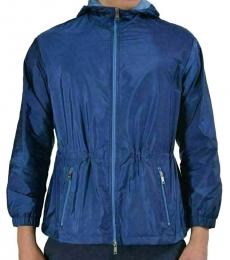 Dark Blue Windbreaker Jacket