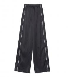 Balenciaga Navy Blue Contrast Piping Pants