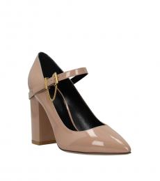 Valentino Garavani Pink Ankle Strap Leather Heels