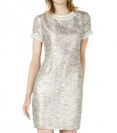 Betsey Johnson Waterfall Embellished Shift Dress