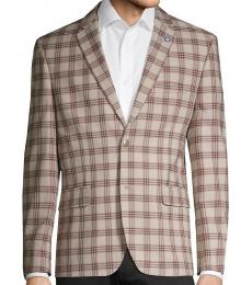 Ben Sherman Beieg Standard-Fit Plaid Sportcoat