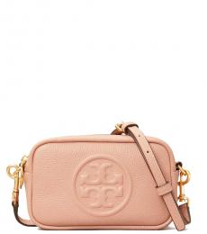 Tory Burch Pink Perry Bombe Mini Crossbody Bag