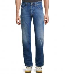 Blue Larkee Straight-Fit Jeans