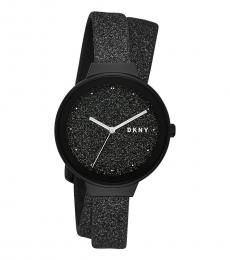 Black Astoria Glitter Watch