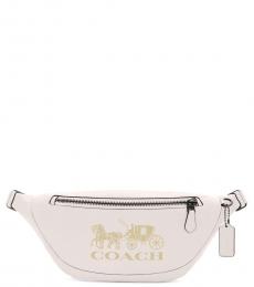 Coach White Horse And Carriage Large Crossbody Bag