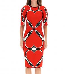 Alexander McQueen Red Heart Dress