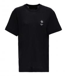 Givenchy Black Crewneck T-Shirts