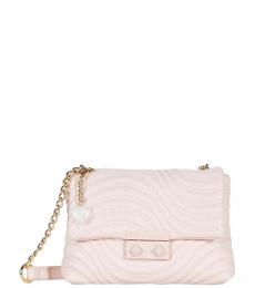 Betsey Johnson Light Pink Ellie Mini Crossbody Bag