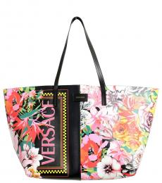 Multicolor Floral Large Tote