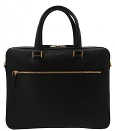 Salvatore Ferragamo Black Revival 3.0 Large Briefcase Bag