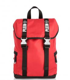 Philipp Plein Red Couture Medium Backpack