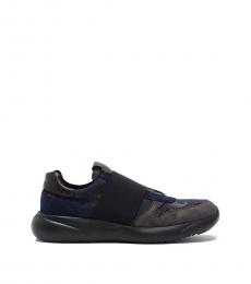Karl Lagerfeld Navy Camo Banded Sneakers