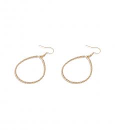 J.Crew Golden Beaded Hoop Earrings