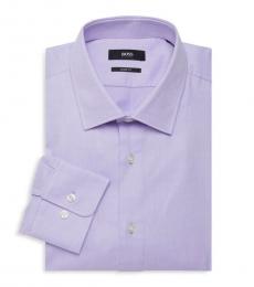 Hugo Boss Purple Marley Sharp-Fit Dress Shirt