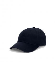 Coach Navy Blue Embroidered Baseball Hat