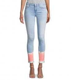 7 For All Mankind Coral Beach Skinny Cropped Jeans