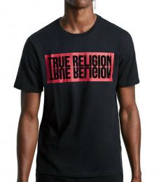 True Religion Black Mirror Logo T-Shirt