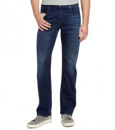 7 For All Mankind Dark Blue Austyn Relaxed Fit Jeans