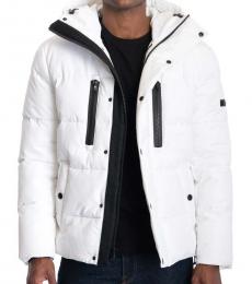 White Choisy Hooded Jacket