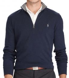 Ralph Lauren Aviator Navy Luxury Jersey Pullover