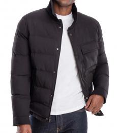 Black Beauvais Quilted Puffer Jacket