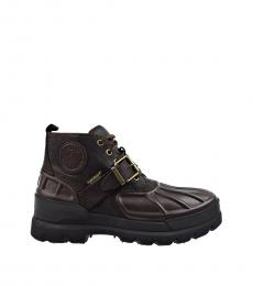 Ralph Lauren Dark Brown Oslo Low Waterproof Boots