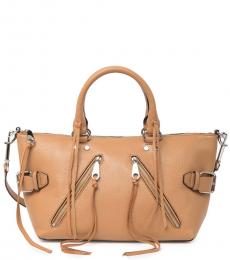 Rebecca Minkoff Desert Tan Moto Medium Satchel