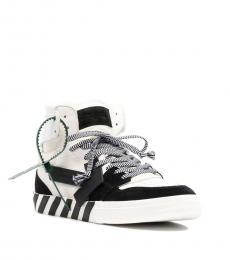Off-White White High Top Vulcanized Sneakers