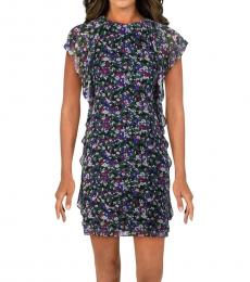 Ralph Lauren Multi Color Floral Print Shift Dress