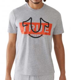 True Religion Grey True Logo T-Shirt