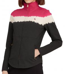 Ralph Lauren Multi color Cotton-Blend Mockneck Jacket