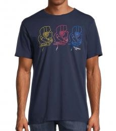 Navy Blue Karl Headphone Profile T-Shirt