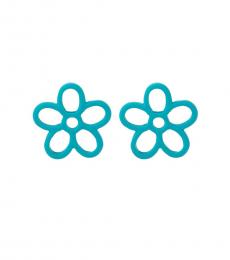 Marc Jacobs Turquoise Daisy Earrings