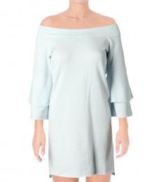 Juicy Couture Boulevard Blue Off Shoulder Dress