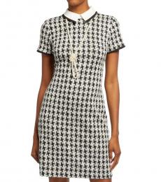 Karl Lagerfeld BlackWhite Necklace Sheath Dress