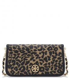 Tory Burch Leopard Print Adalyn Small Shoulder bag