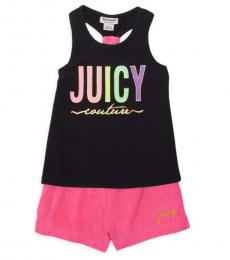Juicy Couture 2 Piece Tank Top/Shorts Set (Little Girls)