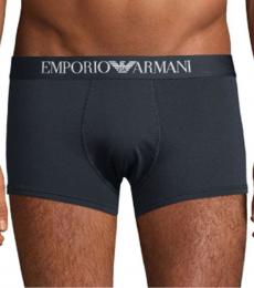 Emporio Armani Dark Blue Stretch-Cotton Boxer Briefs
