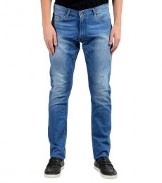 Roberto Cavalli Blue Stretch Slim Jeans