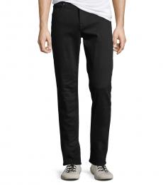 7 For All Mankind Black Standard Straight-Leg Jeans