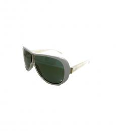 Grey Gradient Logo Sunglasses