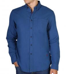 Hackett Dark Blue Slim Fit Shirt