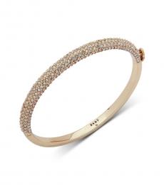 DKNY Gold Ombre Pave Bangle Bracelet