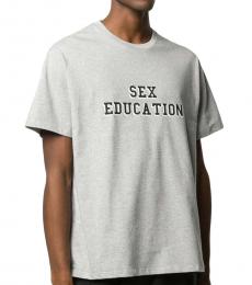 Grey Cotton Sex Education Easy Fit T-Shirt